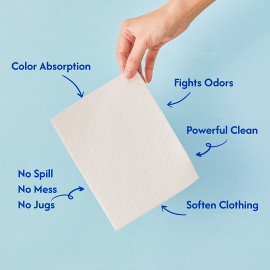 CMOCMO 3-in-1 Multi-Purpose Laundry Detergent Sheets