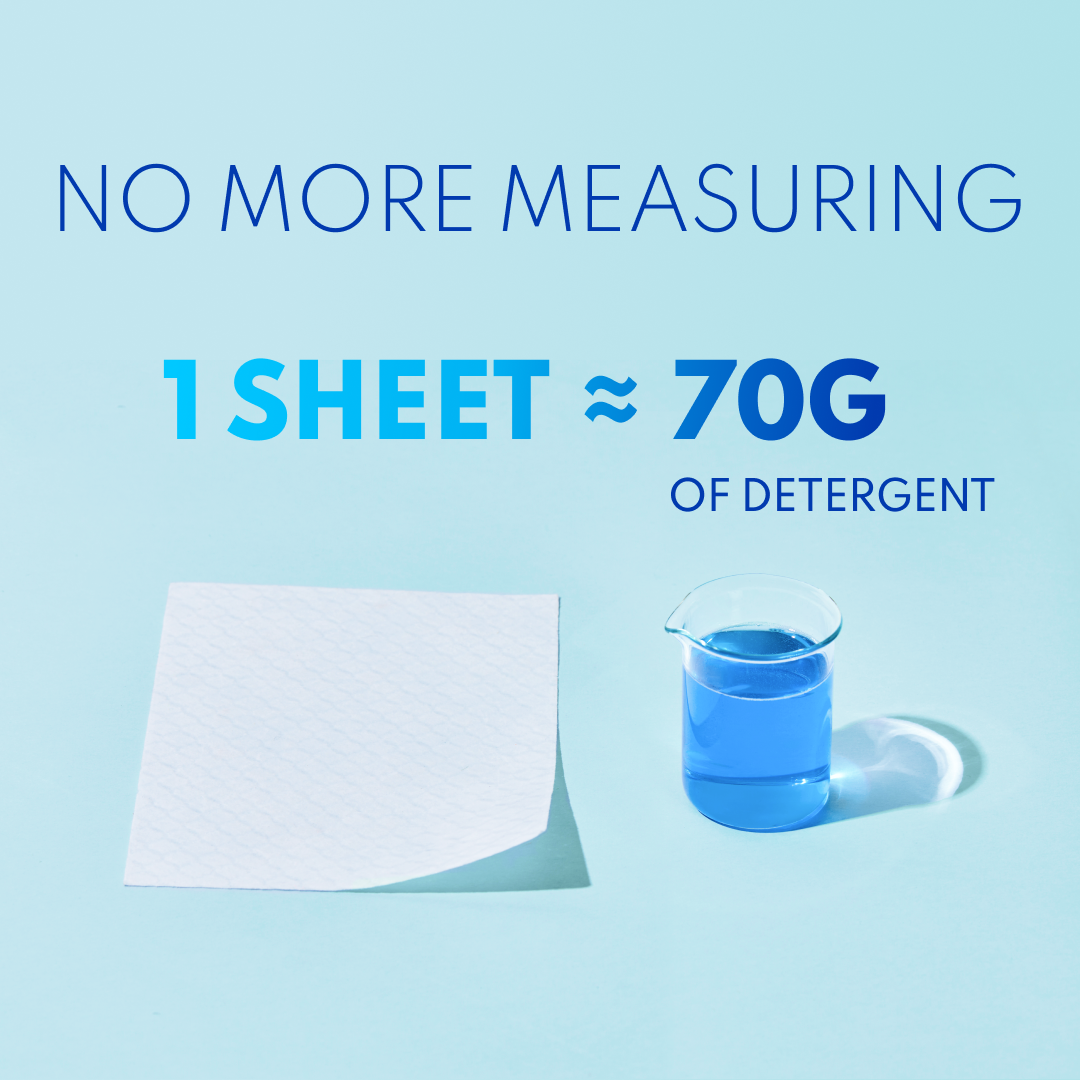 CMOCMO 3-in-1 Multi-Purpose Laundry Detergent Sheets